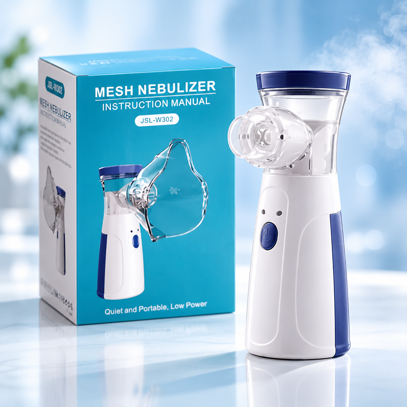 JSL-W302 Portable Mesh Nebulizer, Handheld, Silent & Rechargeable, for Kids and Adults