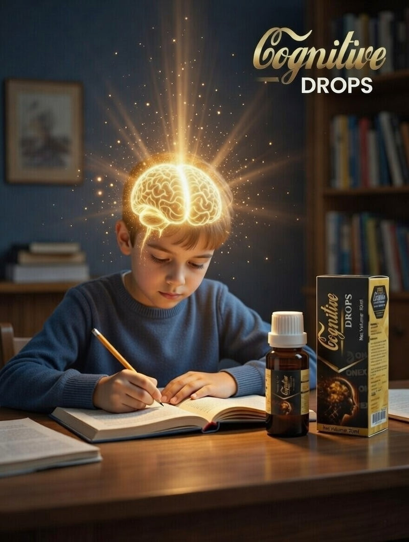 Cognitive Drops – Natural Memory & Focus Support for Kids & Students | 30ml