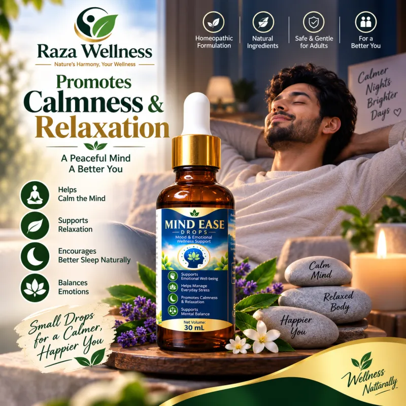 Mind Ease Drops – Mood & Emotional Wellness Support | Raza Wellness