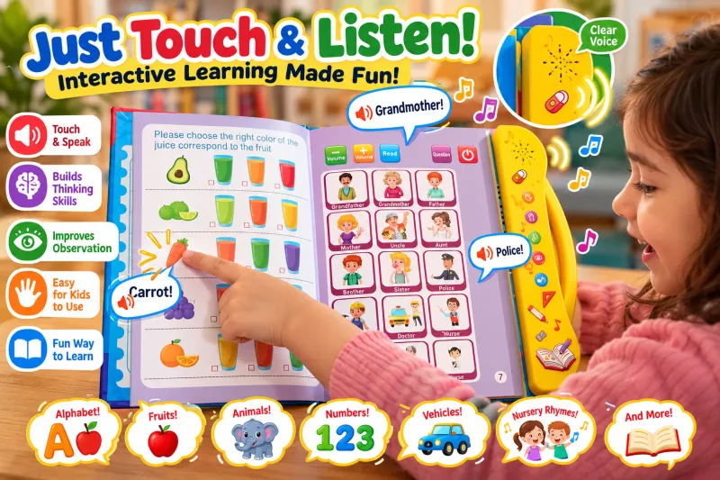 Intelligence Book – Talking Learning Book for Kids